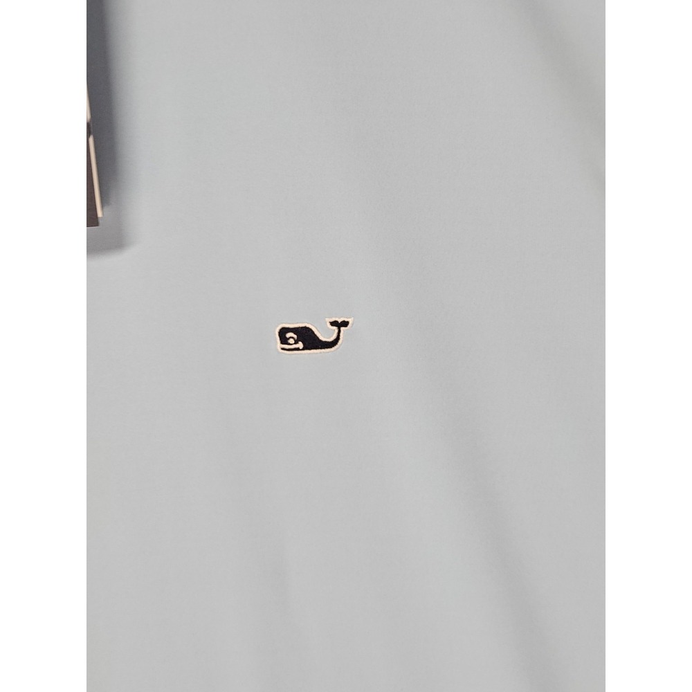 Vineyard Vines Sankaty Polo Jake Blue Performance Stretch Shirt Men's XXL NWT - Picture 5 of 10